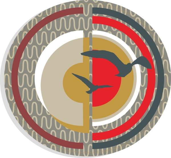 印花矢量圖徽章標(biāo)記休閑時(shí)尚免費(fèi)素材