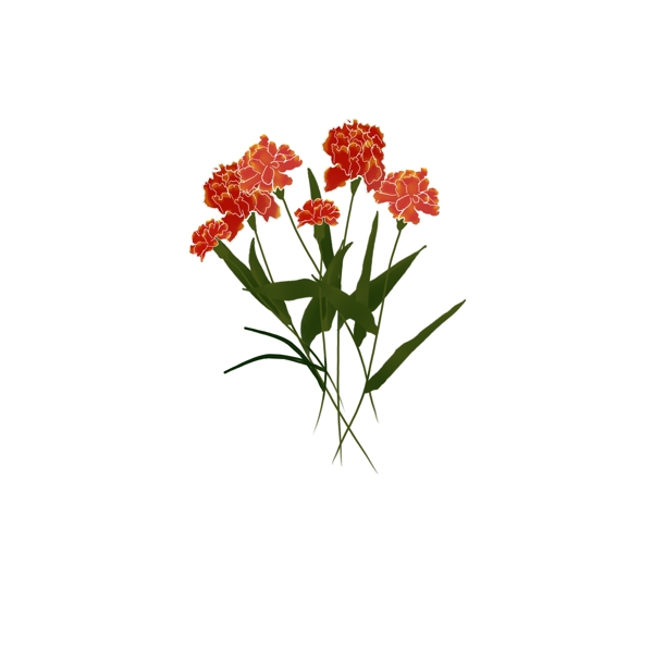 原創(chuàng)母親節(jié)花束裝飾圖案