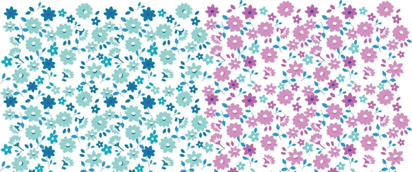 碎花矢量素材圖片