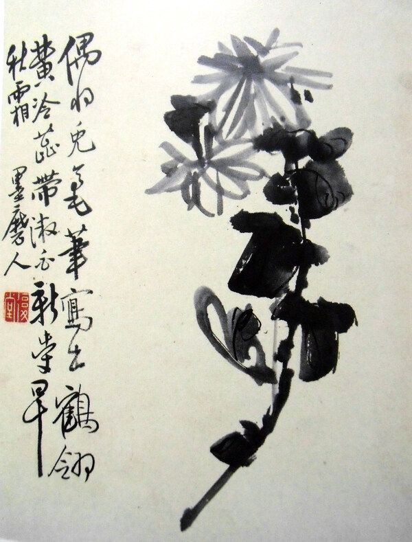 國畫花草圖片