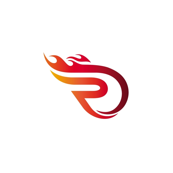 工业类火红logo科技logo游戏