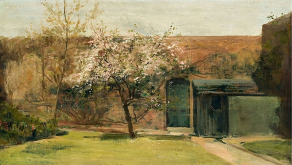 CharlesConderBlossomingChantemesle1893画家风景画静物油画建筑油画装饰画