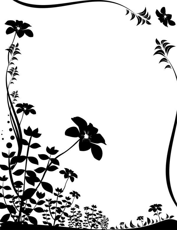 歐美花紋3657矢量EPS