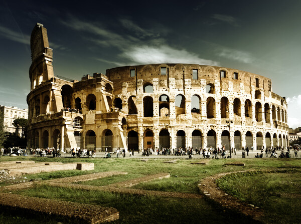 罗马著名建筑物摄影