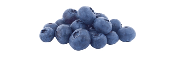 新鲜的蓝莓免抠psd透明素材