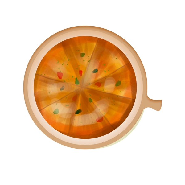 美味的烤餅裝飾插畫
