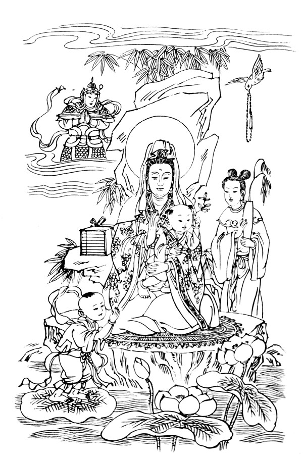 送子觀音圖片