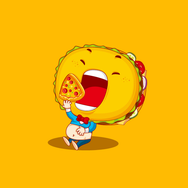 位圖插畫時尚插畫卡通插畫免費素材