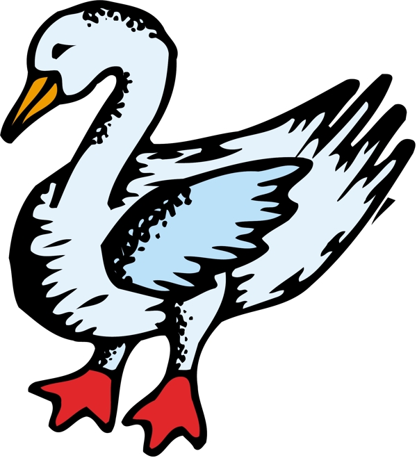 各種鳥類鳥動物矢量素材EPS格式0956