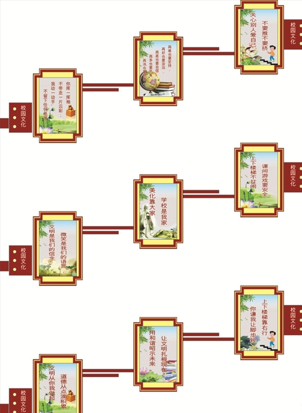 樓梯文化墻