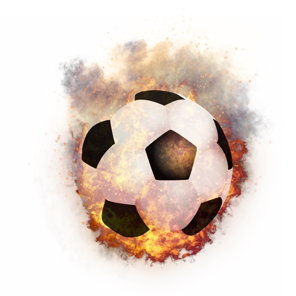 火焰特效世界杯足球特效