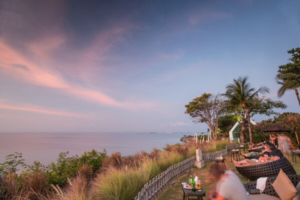 巴厘岛的晚霞图片