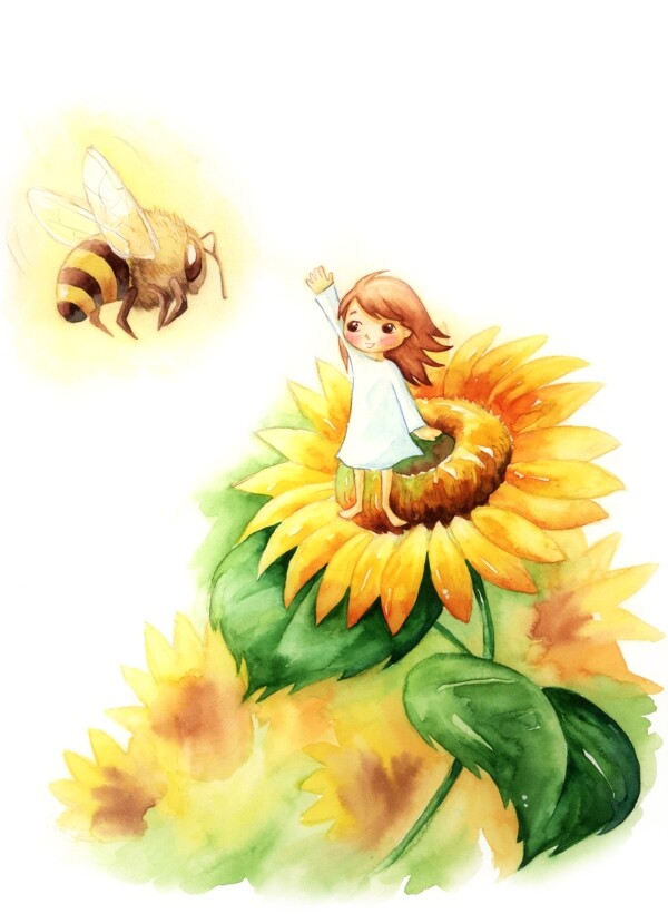 位圖psd植物花朵人物免費素材