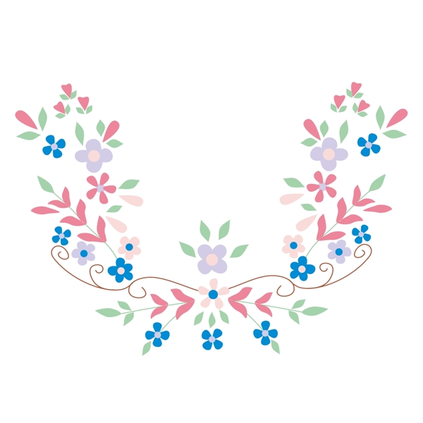 印花矢量圖成熟優(yōu)雅女裝色彩領圈免費素材