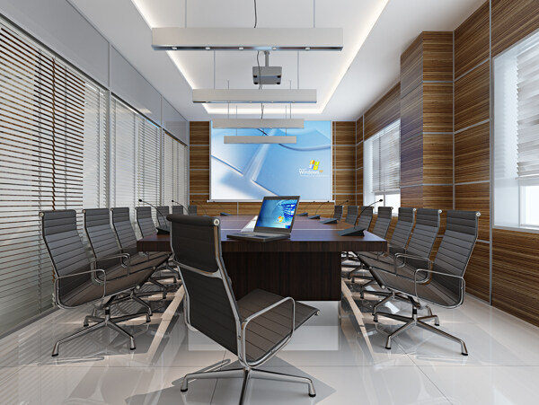 新新人类型创意办公室会议室装修效果图