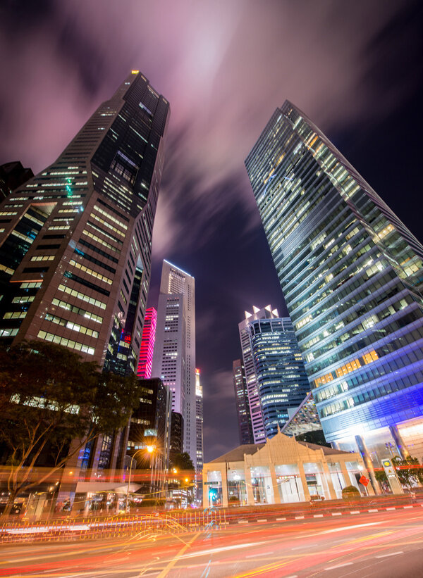 高樓大廈夜景
