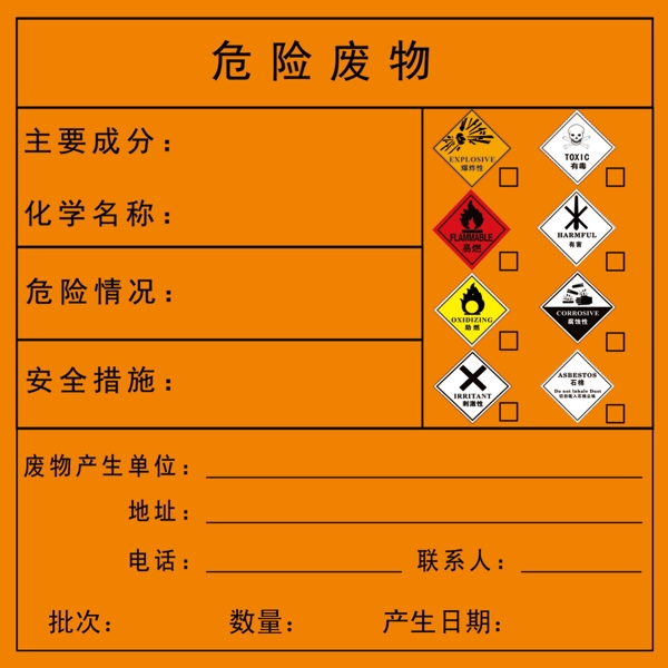危險(xiǎn)廢物