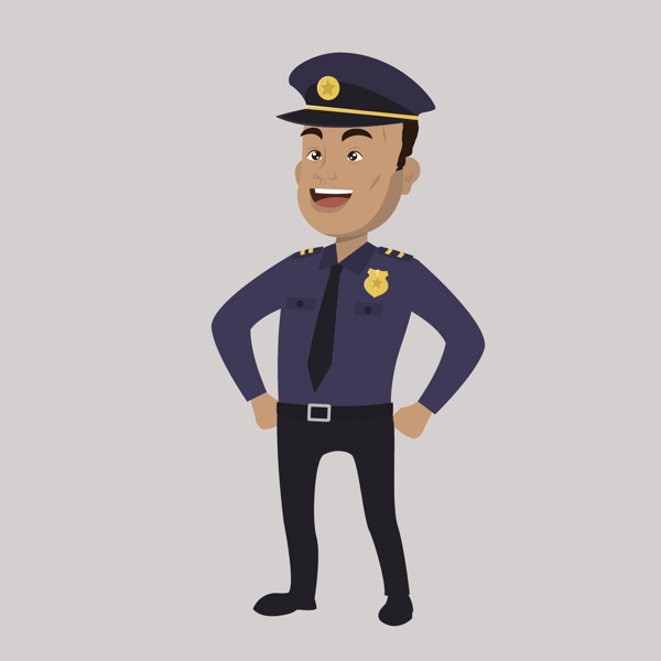 卡通警察