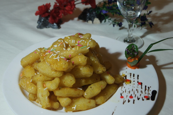 拔絲茄條圖片