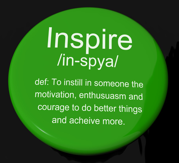 定义按钮显示激发动机的激励和鼓舞