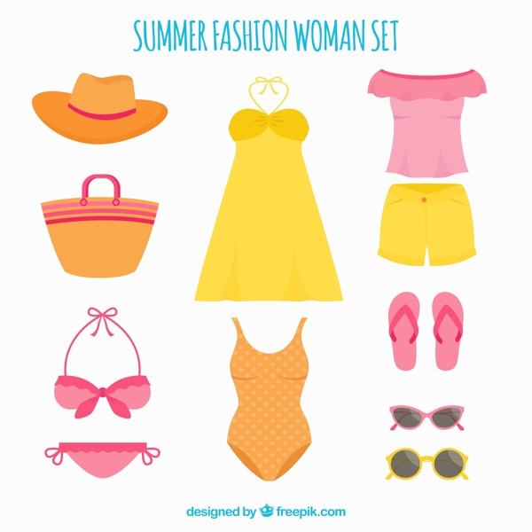 妇女夏季服装套