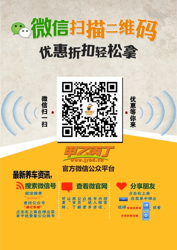 微信二維碼宣傳海報(bào)設(shè)計(jì)