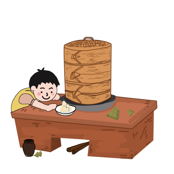 原創(chuàng)插畫端午節(jié)設(shè)計元素