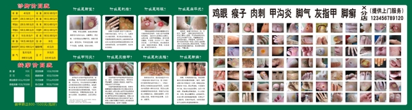 修腳價目表