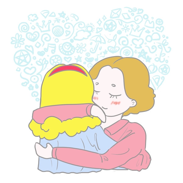母亲节之母亲的拥抱