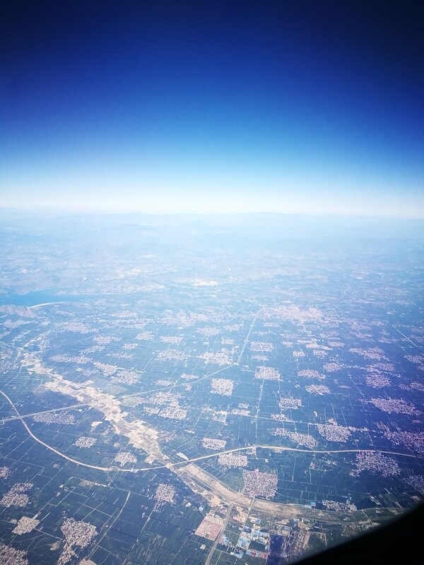 空中俯视农田