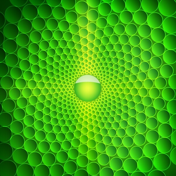 綠色抽象花紋背景矢量圖01