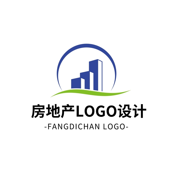 简约大气创意房地产logo标志设计