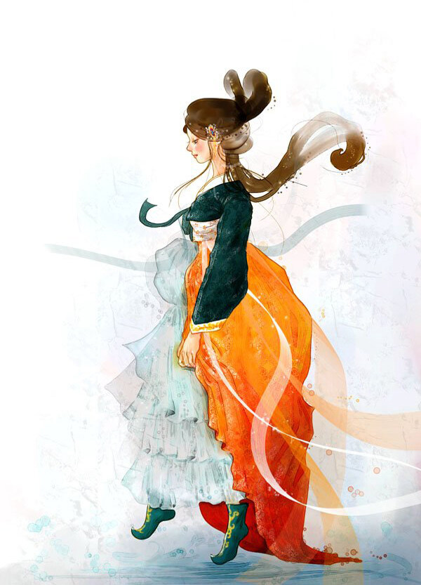 位圖插畫時尚插畫人物插畫插畫師免費素材