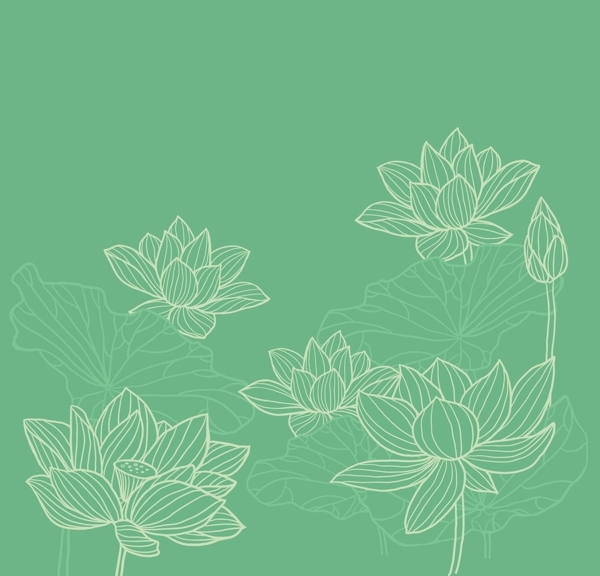矢量荷花