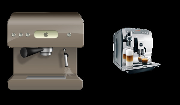 高级咖啡机免抠png透明图层素材