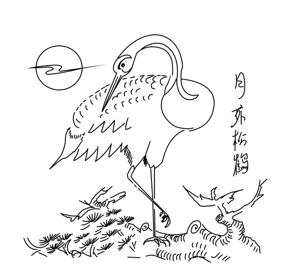 松鶴圖片