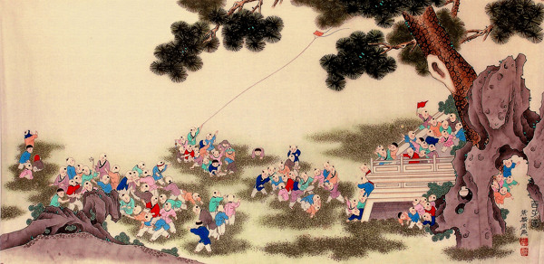 百子圖圖片