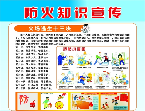 防火知識宣傳欄