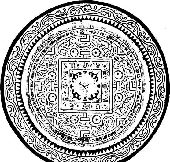 秦漢時(shí)代版畫裝飾畫矢量AI格式0933