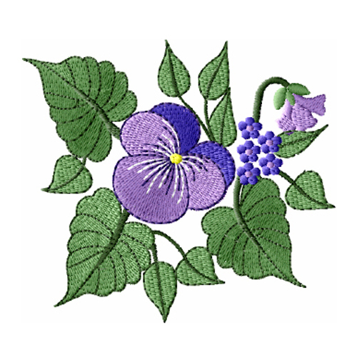 繡花植物花卉花朵樹葉免費(fèi)素材