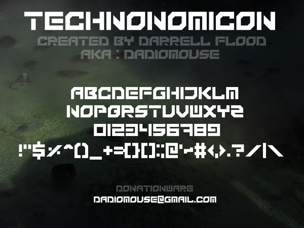 technonomicon字体