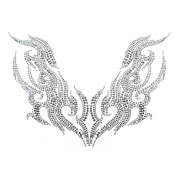 燙鉆領(lǐng)邊花紋免費(fèi)素材