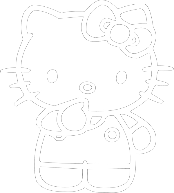通用猫刻花素材