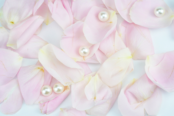粉色玫瑰花瓣拍摄素材图片