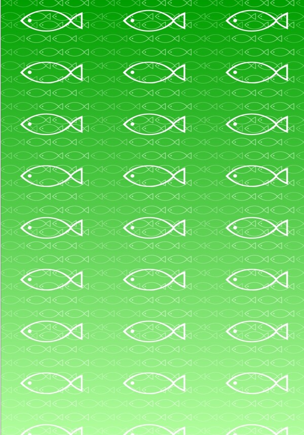 线条鱼型底图