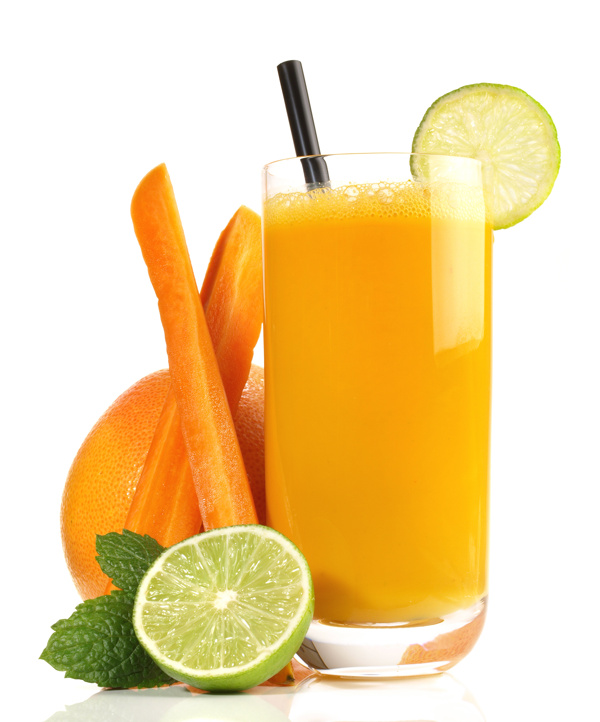 橙汁与柠檬