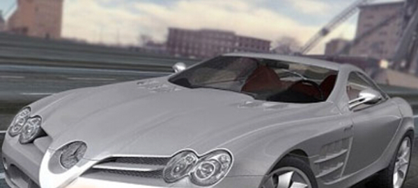 梅赛德斯奔驰概念图制作3D模型