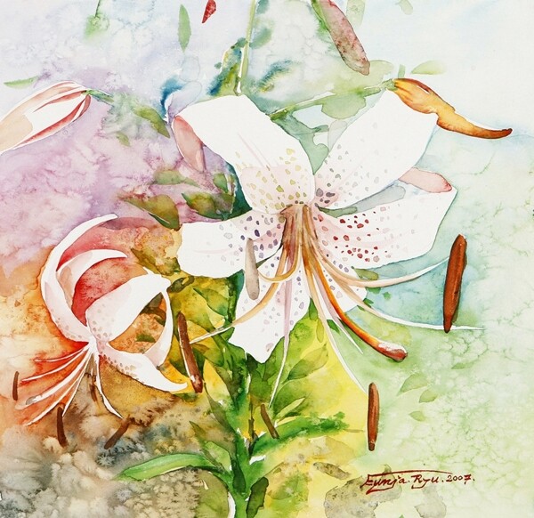 水彩花卉图片