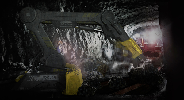霸气外漏的矿山钻探挖掘机