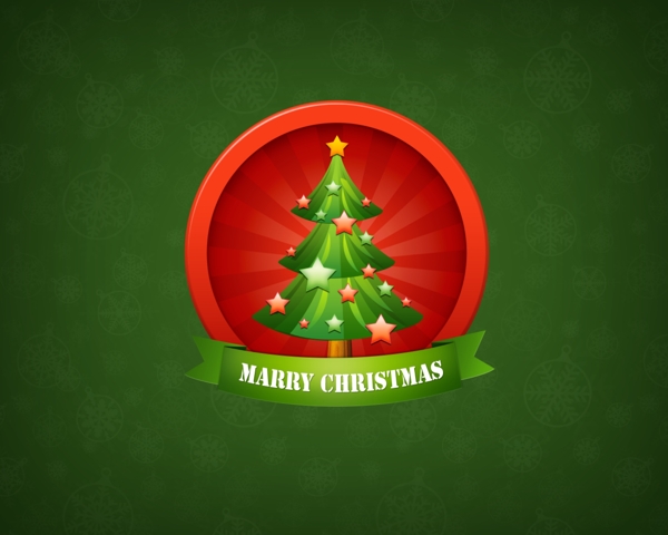 圣诞树icon图标设计